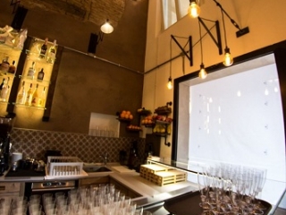 Lavori per la "Brasserie" in collaborazione con falegnameria T'Arredo